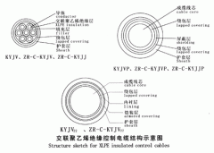 KYJV，KYJVP，KYJV22額定電壓0.6/1kV交聯(lián)聚乙烯絕緣控制電纜